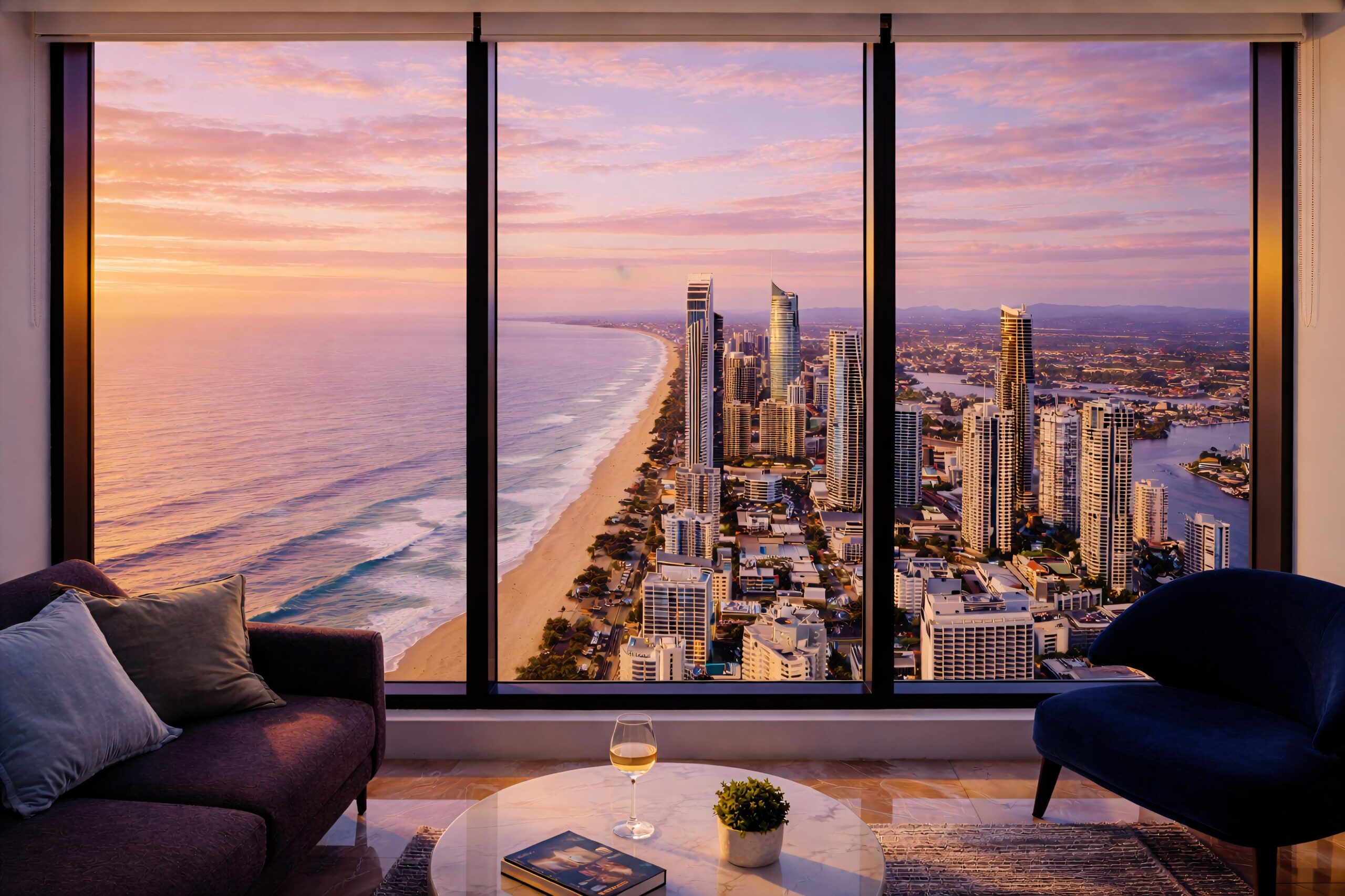 Sky-High Ocean & City View Apartment
